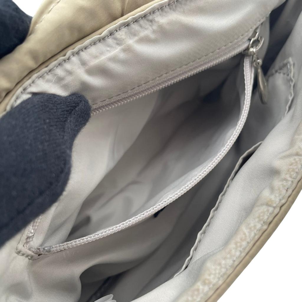 Used agnes b. Shoulder Bag / Handbag VOYAGEShoulder Bag beige Nylon Women