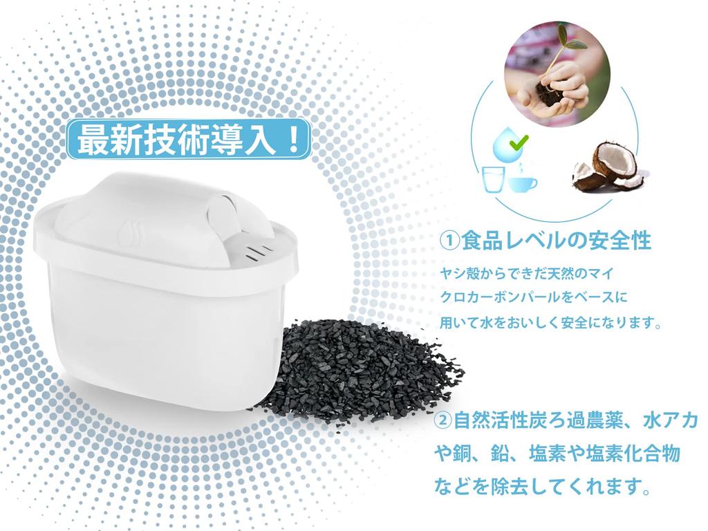 Совместимый очиститель воды Brita Cartridge Водоочиститель Maxtra Brita Brita Cartridge Сменный картридж Японская спецификация Набор из 6 шт.