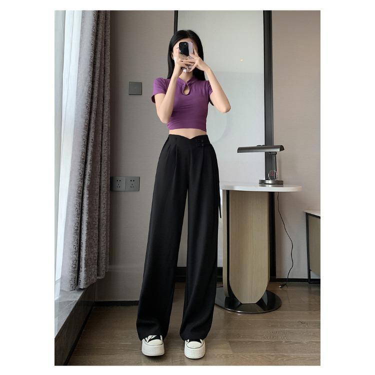 Стильные и удобные льняные широкие женские брюки с высокой талией, идеальные для лета