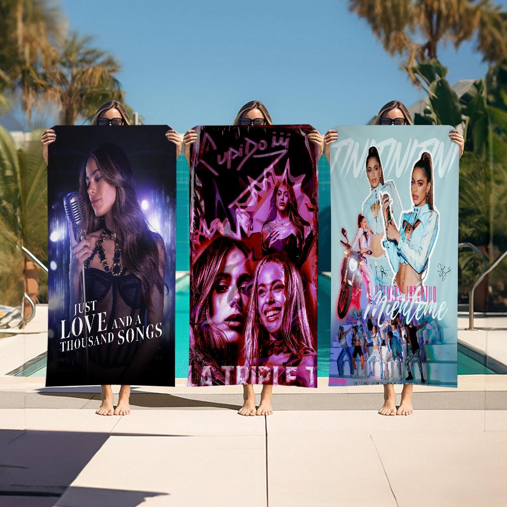 Singer Tini Stoessel Microfiber Beach Towel Absorbent Quick dry Soft Yoga Swimming Resort Mountain Climbing Towel