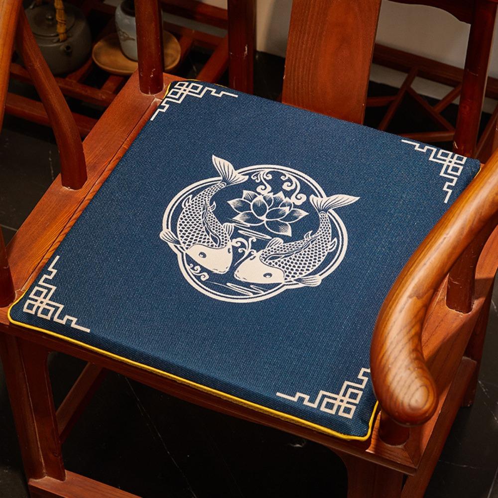 Подушка для дивана из красного дерева, утолщенная подушка сиденья для китайского обеденного стула, мебель из массива дерева, кресло