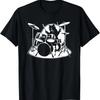 Cat Playing Drums Drummer Novelty Music Lover Funny Drummer T-Shirt