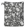 Fun DIY Gift for Birthday Coloring Blanket, Cartoon Patterns Print Soft Polyester Throw, Interactive Art Supplies Kids Creative Family Projects Adults