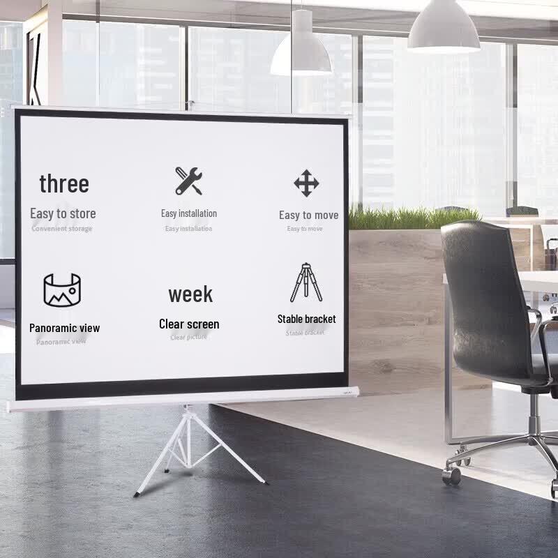 Deli 50490 Tripod Projector Screen