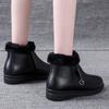 New Winter Women Boots Thick Plush Woman's Ankle Boots Zipper Comfortable Outdoor Snow Boots Fashion Cotton Shoes