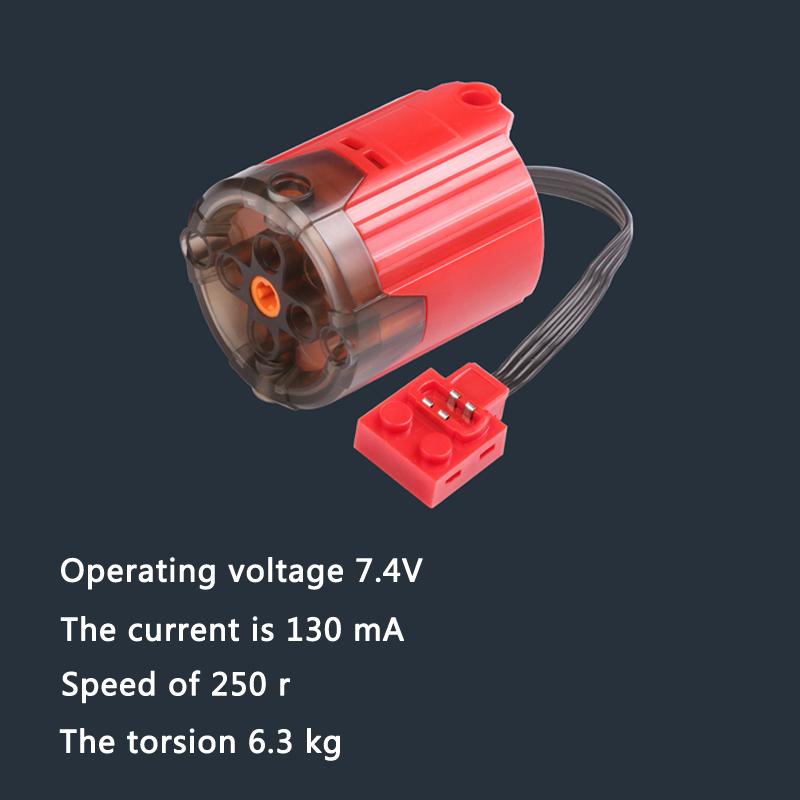 Building Block XL-motor plus  Electrical Machinery Low Speed High Torque PF Model Accessory Compatible with Lego Part 8882 Motor