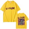 Rock Band Gorillaz The Come Back Tour Tshirt Men Women Hip Hop Fashion Oversized Streetwear Male Gothic Punk Short Sleeve Tees