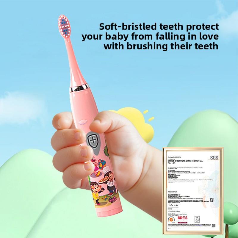 Электрическая зубная щетка, детская интегрированная автоматическая звуковая электрическая зубная щетка, унисекс