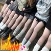 80-300 г Теплые колготки на флисовой подкладке для женщин и девочек, зимние, утолщенные, термо, сексуальные, шерстяные, поддельные, черные, прозрачные, чулки