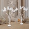 2pcs Realistic Artificial Butterfly Decor w/ Stable Standing Base,3D Lifelike Butterfly Ornament, Aesthetic Butterfly Sculpture