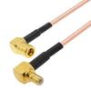 Pigtail SMB Angle Socket / SMB Plug RA RG316 20cm