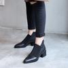 Booties Elegant With Medium Heels Pointed Toe Elastic Female Short Shoes Designer Luxury On Promotion Boot Women's Ankle Boots