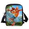 Детские рюкзаки Мультяшные Crash Bandicoot Сумка через плечо Пенал Ученик Большая вместимость Школьные сумки для мальчиков и девочек Лучший подарок