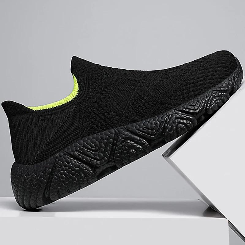 Мужские кроссовки для бега, нейтральные, повседневные, легкие, спортивные туфли на мягкой подошве, дышащая сетка, модные кроссовки для ходьбы для мужчин