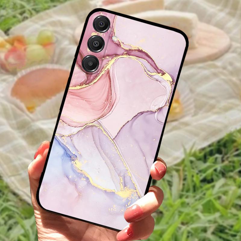 Чехол для Samsung A16 4G 5G Модный Роскошный Мягкий Силиконовый Чехол для Телефона для Samsung Galaxy A26 A36 A56 5G Ударопрочный Fundas Чехлы