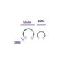 Party Earrings Gifts Women U Shape Stainless Steel Body Jewelry Piercing Nose Ring Septum Rings