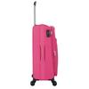 Lot de 3 Valises Extensible souple ultra léger Lys Paris 2105/3 - Fushia