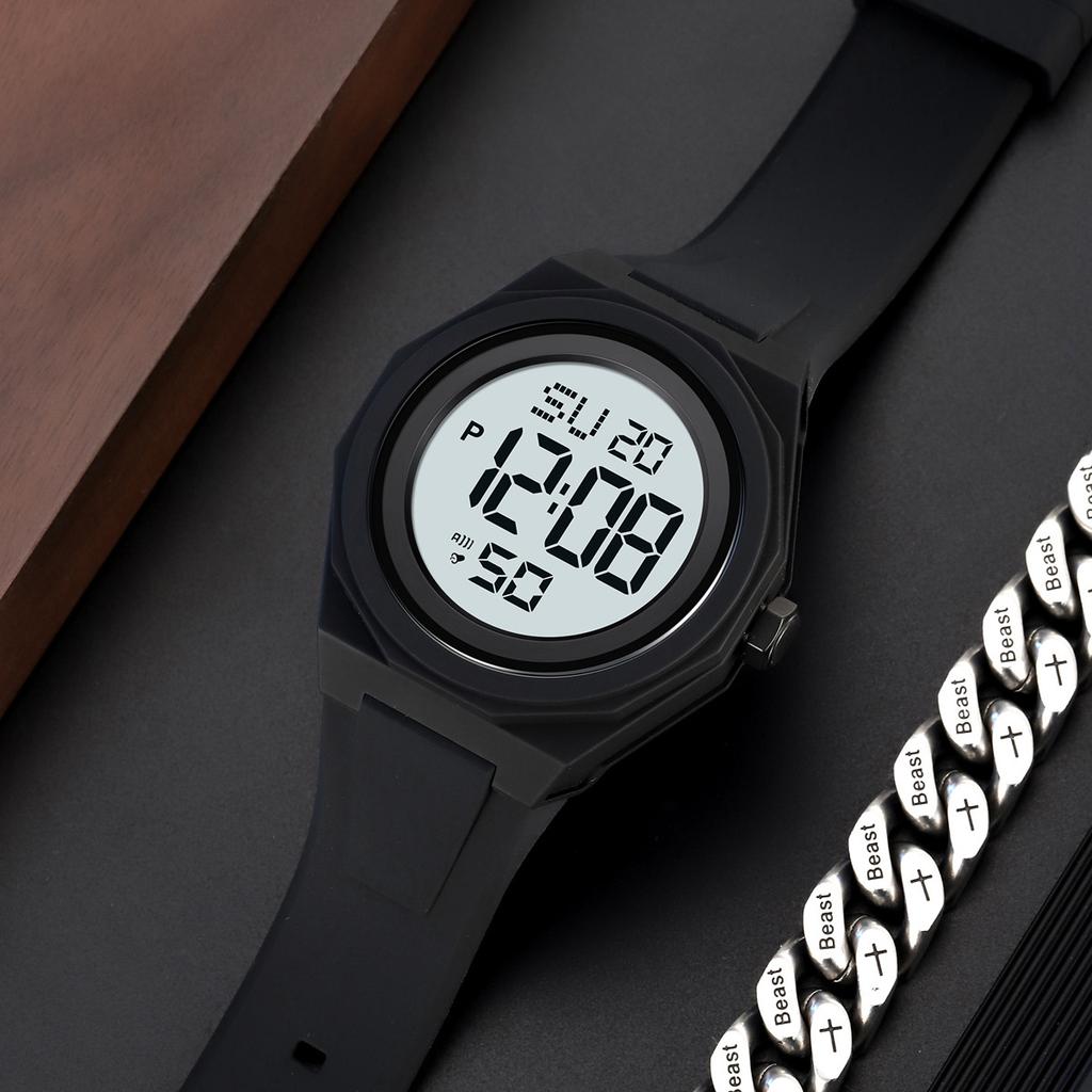 Многофункциональные спортивные электронные часы мужские 50-метровые водонепроницаемые студенческие party электронные часы производитель