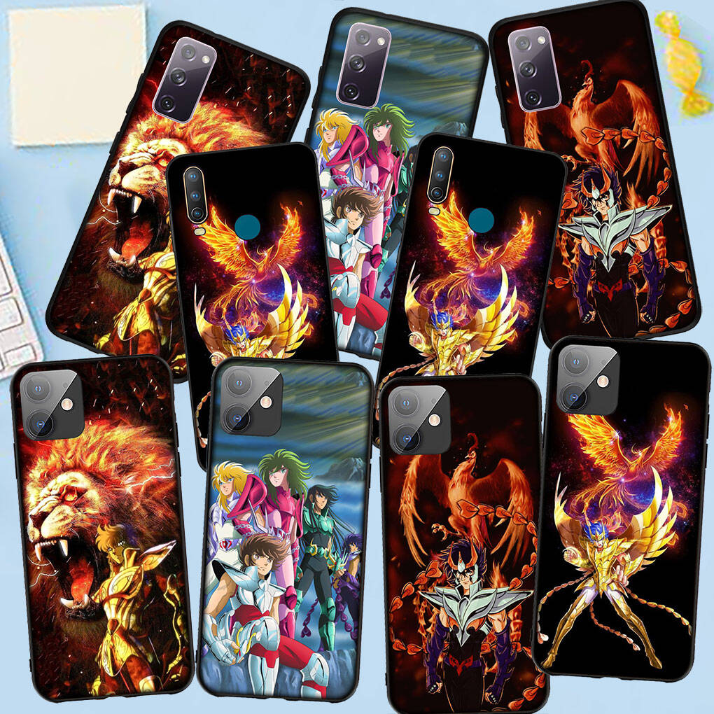 Phone Case for iPhone 17 16 15 Plus Xiaomi Poco F8 F7 F6 X7 X6 M8 C85 C75 C71 Redmi Note 14 12 11 13 Pro Max A4 14C 13C 15C Cartoon Saint Seiya Cover