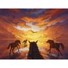 Алмазная вышивка Продажа Лошадь Полный дисплей Круглая алмазная картина Животное Rhinestone Вышивка крестом