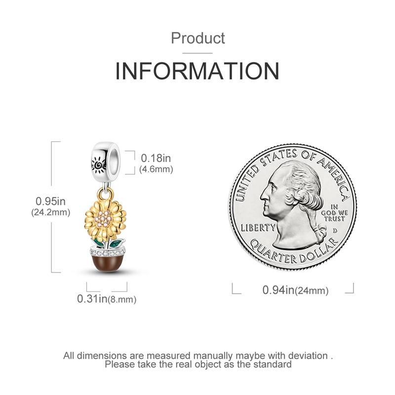 Pendant Charm Bead Copper Mother'S Day Loving Pendant Fit Original Bracelet For Jewelry Making Valentine'S Day Gift