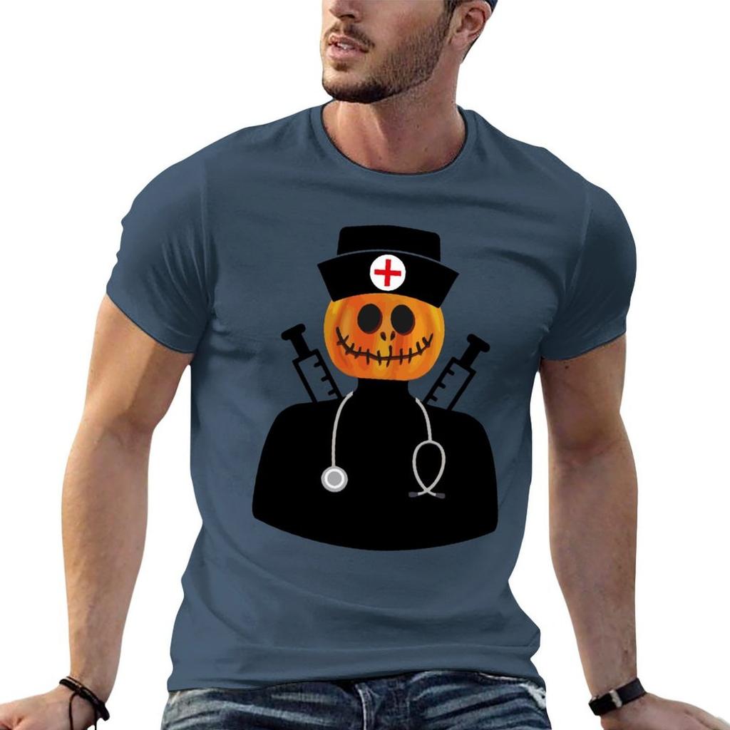 Nurse Halloween Shirt Rn Nurse Halloween Costume Tshirt Casual Daily Wear Short Sleeve Top