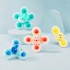 Interactive Cat Suction Cup Spinner Toys 1/4Pcs Fingertip Fun Spinning Top Safe Non-Toxic Plaything for Kitten Bathroom Play