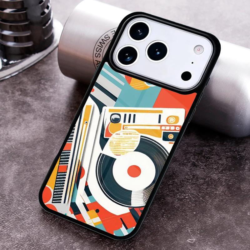 Минималистичный чехол для телефона для любителя музыки для iPhone 17 16 15 Pro Max Air 14 13 12 11 Plus Ударопрочный чехол Capa