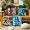 Anime BBeyblade Burst Cushion Cover Plush Fabric Soft Double Sided Print Sofa Cushion Cover Throw Pillow Covers