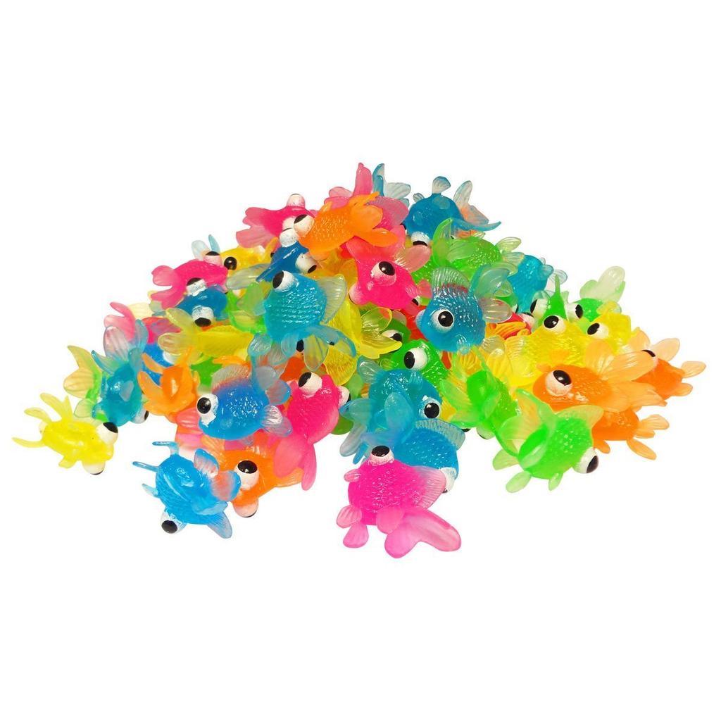 Sanyodo Deme Goldfish Scooping Toy Set of 100 (Scooping Dolls)