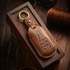 Premium Genuine Leather Vintage Car Key Cover for Maserati President Key Case