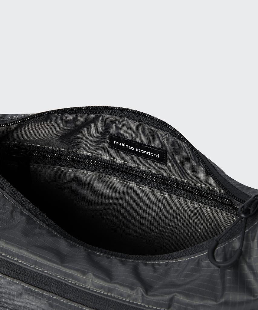 Musinsa Standard [City Leisure] Ripstop Compact Crossbody Bag [Black]