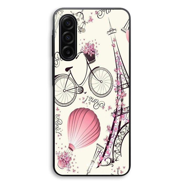 Coque Pour Samsung Galaxy A37 Paris tour eiffel vélo Maniacase