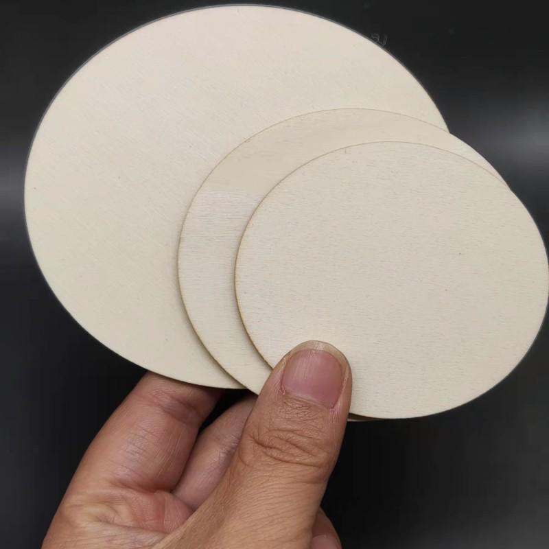 Круглые деревянные поделки для самостоятельного украшения дома и детских художественных проектов