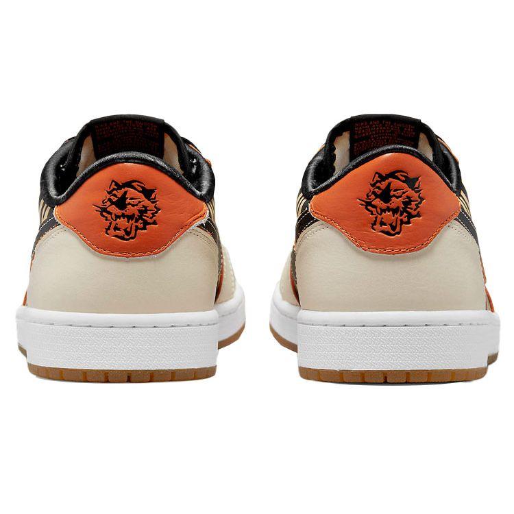 Air Jordan 1 Retro Low OG Кроссовки унисекс «Китайский Новый год - Год Тигра» Белый Парус Черный DH6932-100