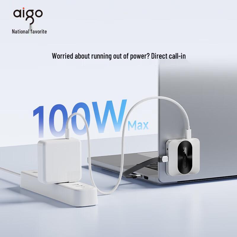 Aigo H1 500GB Portable SSD with Magnetic Hub