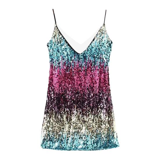 Популярное облегающее платье с глубоким V-образным вырезом, обтягивающей талией и бедрами