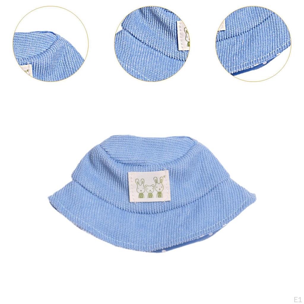 Doll Clothes for 17cm 15cm Plush T Shirt Overalls Set Comfortable Fashionable Photo Props