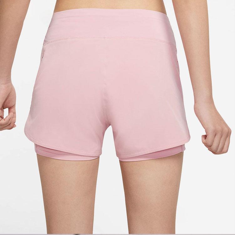 Nike Дышащие спортивные шорты с логотипом, женские шорты розового цвета CZ9571-630