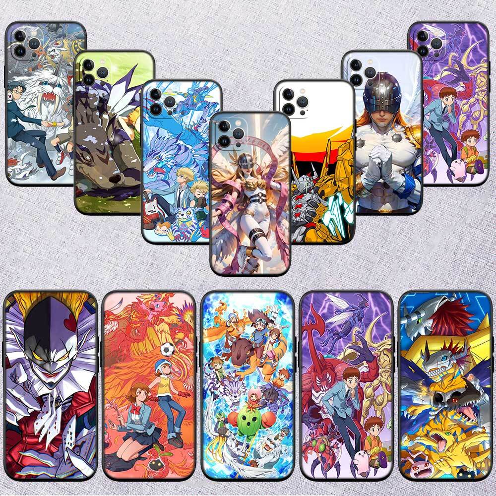 D-Digimons Phone Case for Samsung S20 S21 S21S S22 S23 S24 FE Ultra Plus Lite F06 F16 M06 M16 M56 A07 A17 A36 A37 A55 A57