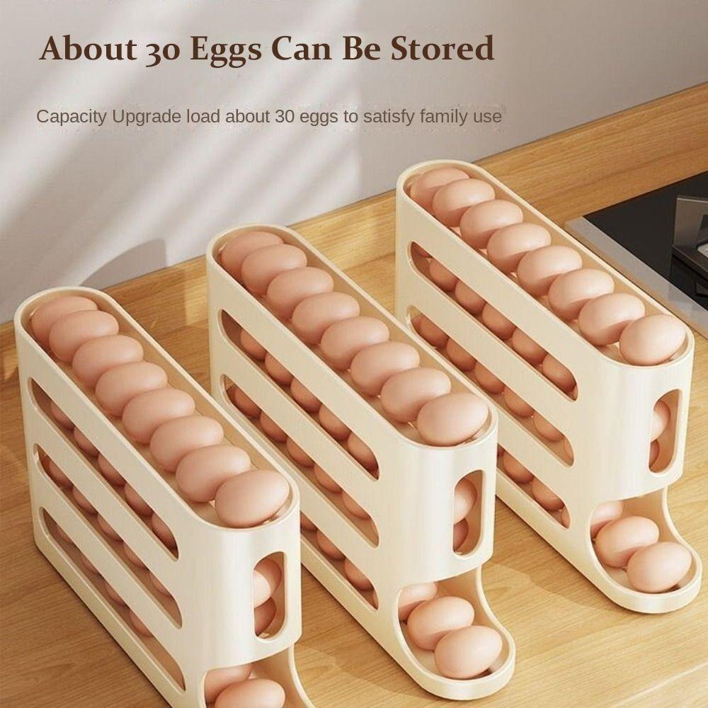 Household Egg Storage Box Large-capacity Refrigerator Organizer Egg Dispenser Refrigerator