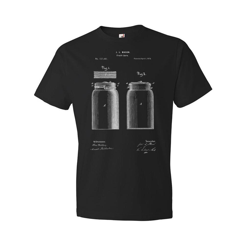 Mason Jar Patent Shirt Collector Gift Culinary Gift Food Lover Gift Cooking Gift