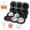 3D Silicone Diamond Rose Flower Ice Mold Tray Stackable Large Fun  Ice Ball Cube Maker For Whiskey Cocktail Beverages Home Bar