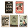 Lezalic Tin Sign Cafe Food American Plate Retro Goods Vintage Style Interior Wall Decoration Antique Shop (coffee 2)