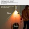 Rechargeable Atmosphere Light Smart Induction Wall Lamp Motion Sensor LED Night Light Bedside Lamp for Room Bar Decoration