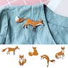 Vogue Popular Sew On Accessories 1PC Clothes Patches Embroidered Fox High Quality Hot Sale Iron On Applique Patch