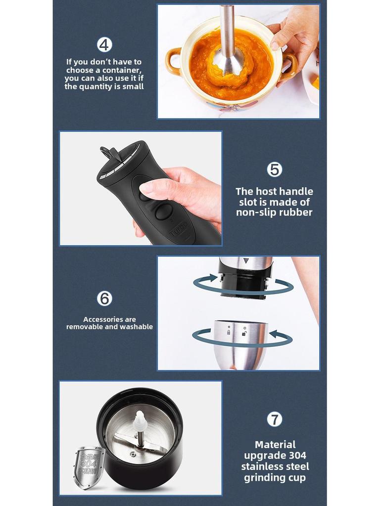 Mond M-08 Multifunction Handheld Blender & Food Processor