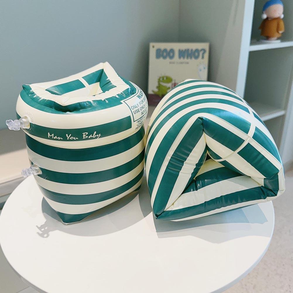 1 пара плавающих нарукавников с круглыми рукавами, двойная воздушная подушка, надувные поплавки для бассейна, ПВХ-печать, для взрослых и детей, плавательное оборудование