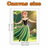 Disney Pearl Painting Frozen Anna Handmade DIY Pearl Gem Painting Pictures Crafts Special Shape Home Wall Decoration