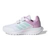 Adidas Tensaurrun 2.0 Versatile Comfortable Shock Absorbing Durable Low Top Kids Running Shoes Kids Sneaker White Purple Blue IG1240